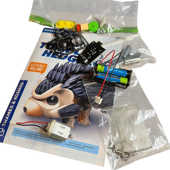 Thames & Kosmos My Robotic Pet Tumbling Hedgehog 172pc STEM Experiment Kit - Picture 7 of 9